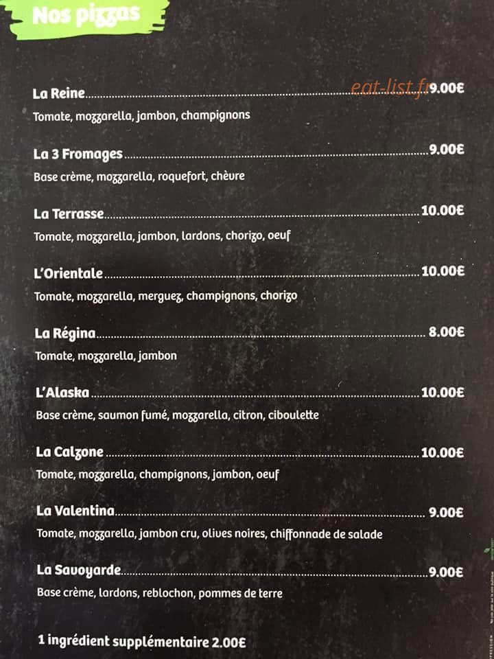 La terrasse — carte page 2