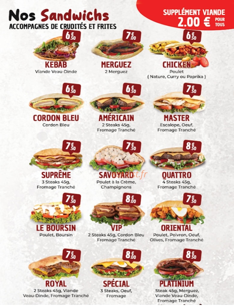 Le Platinium — carte page 6