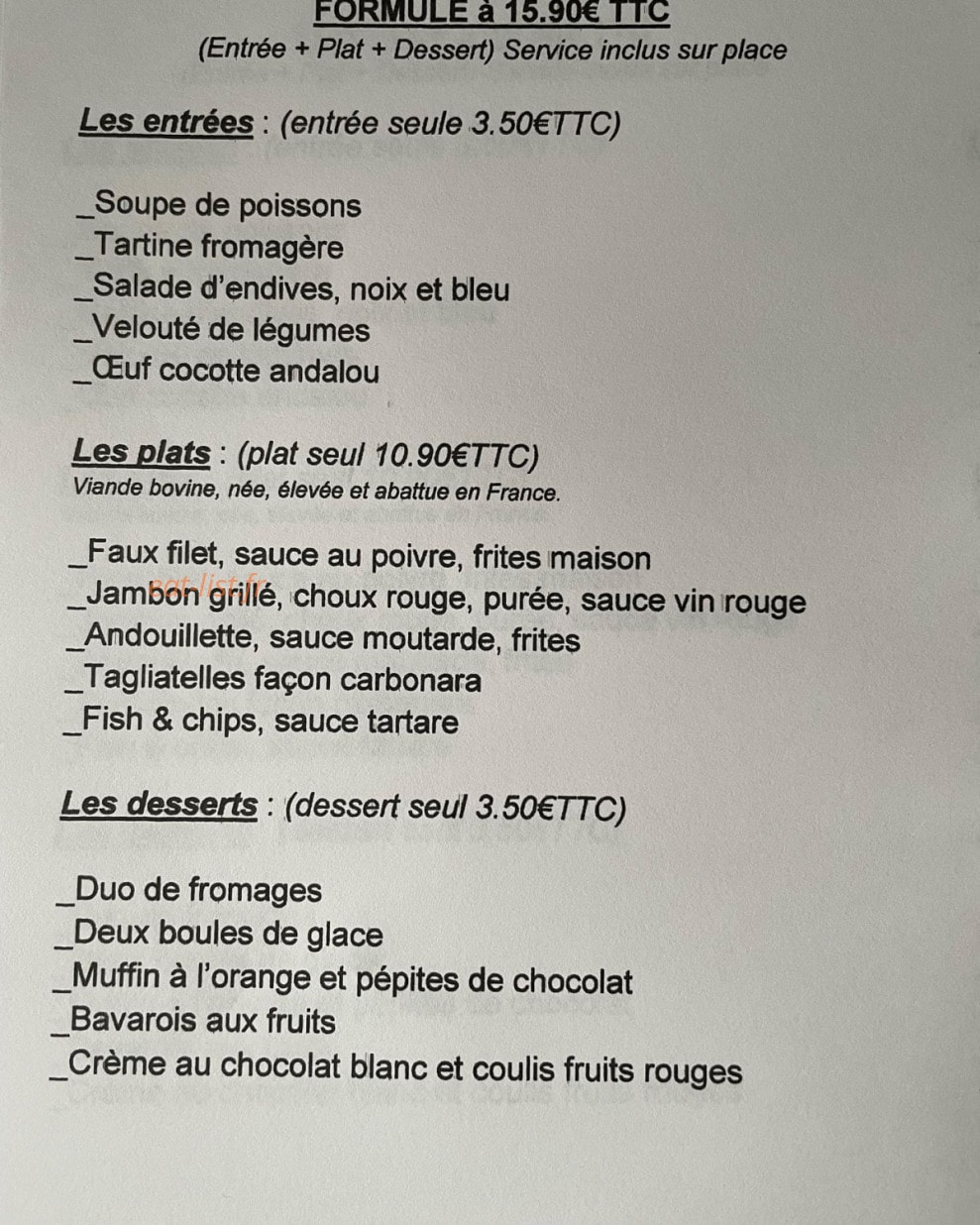 L'adresse — carte page 1
