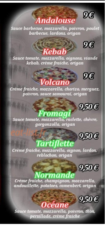 Bona Pizza — carte page 5