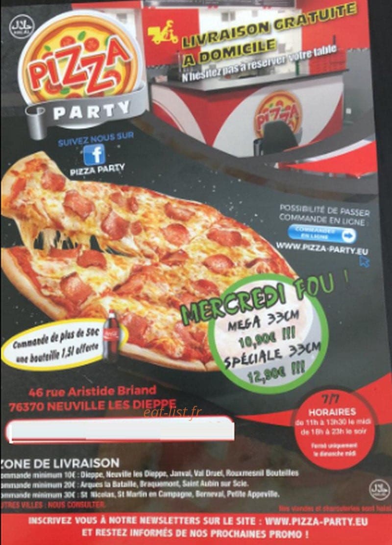 Le Messi kebab — carte page 1