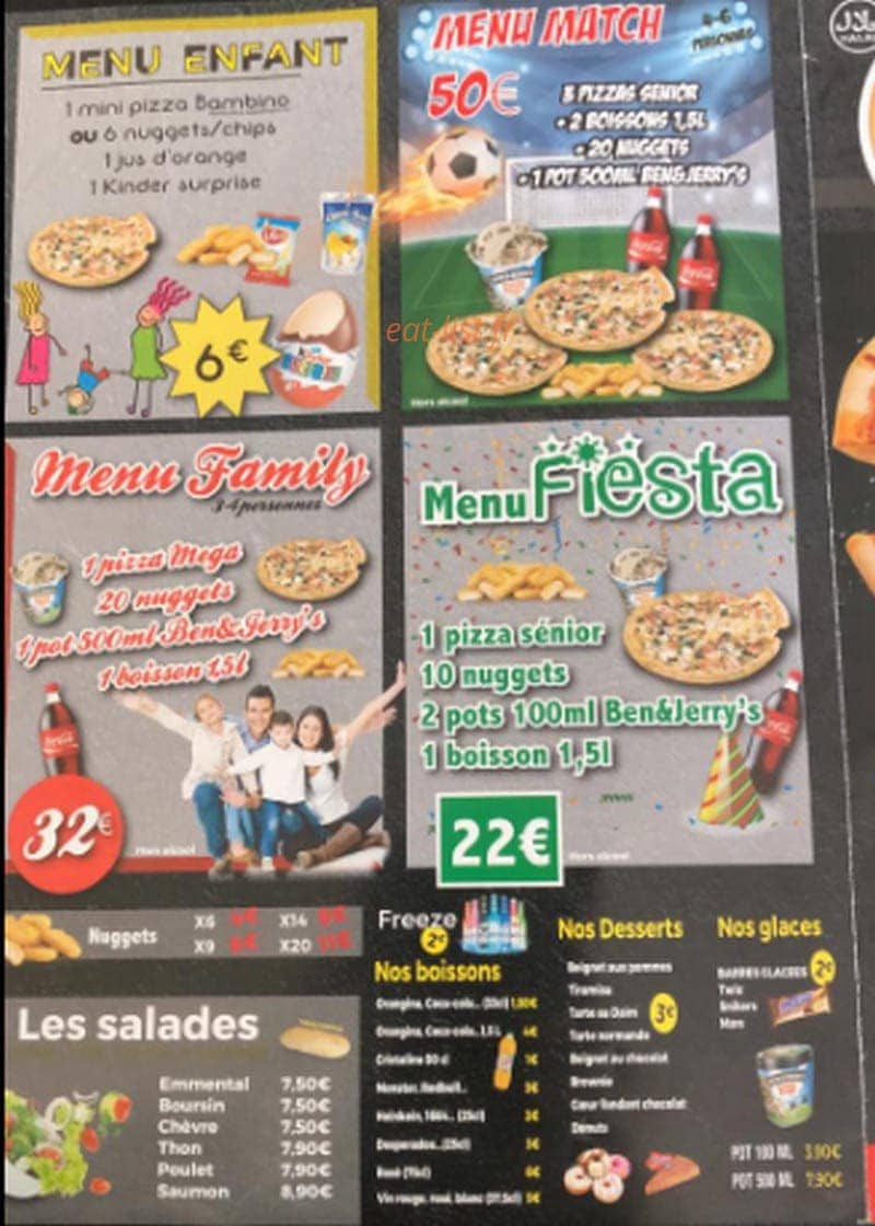 Le Messi kebab — carte page 2