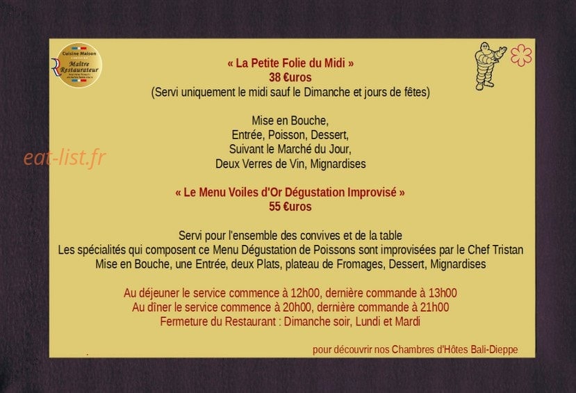 Les Voiles d'Or — carte page 2