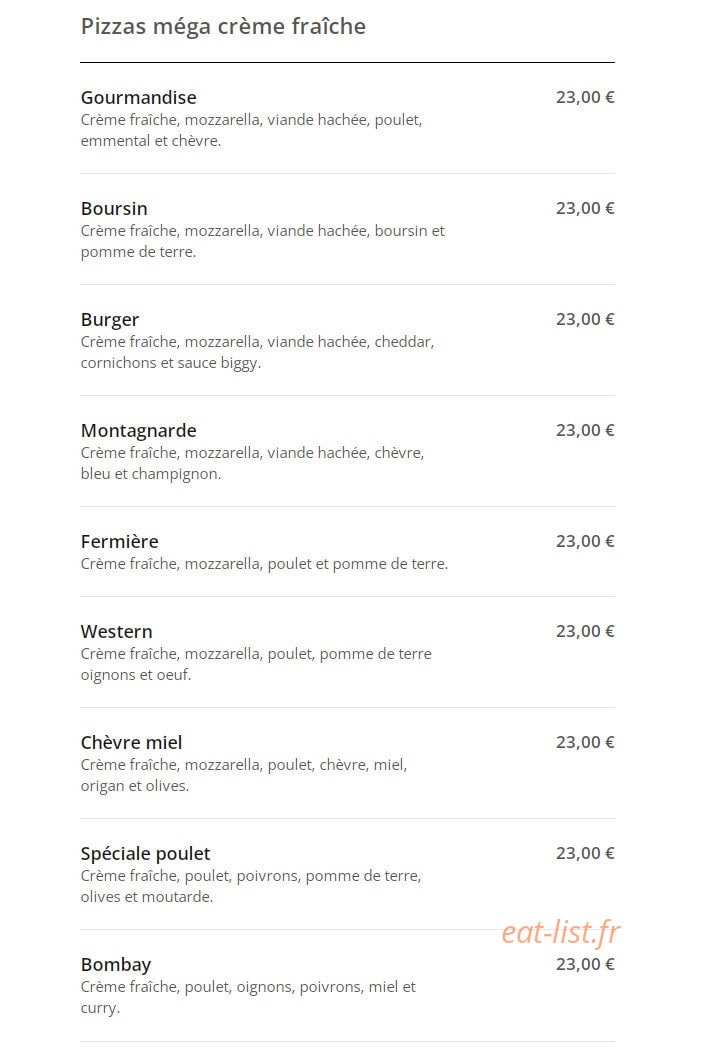 E-pizza — carte page 3