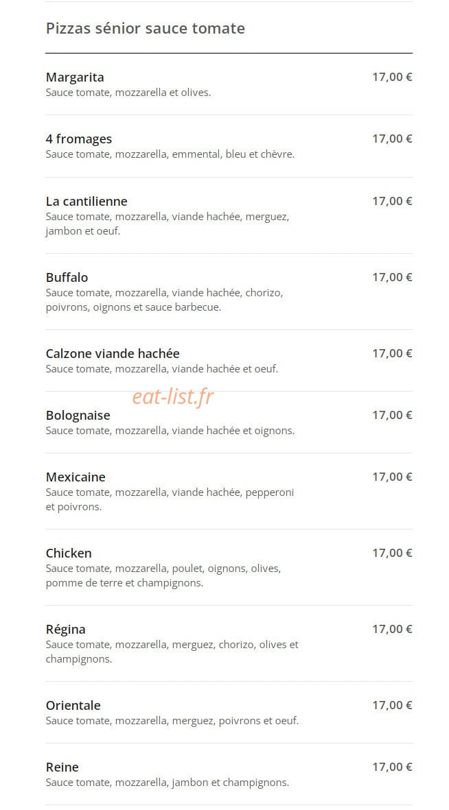 E-pizza — carte page 5
