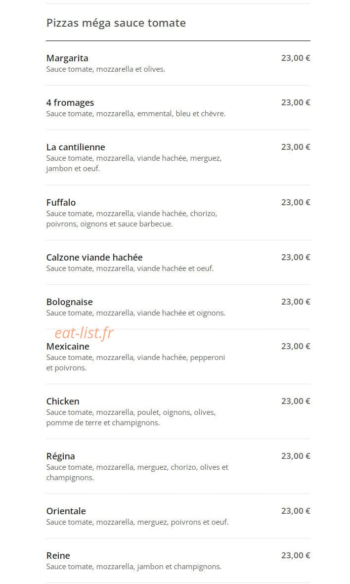 E-pizza — carte page 7