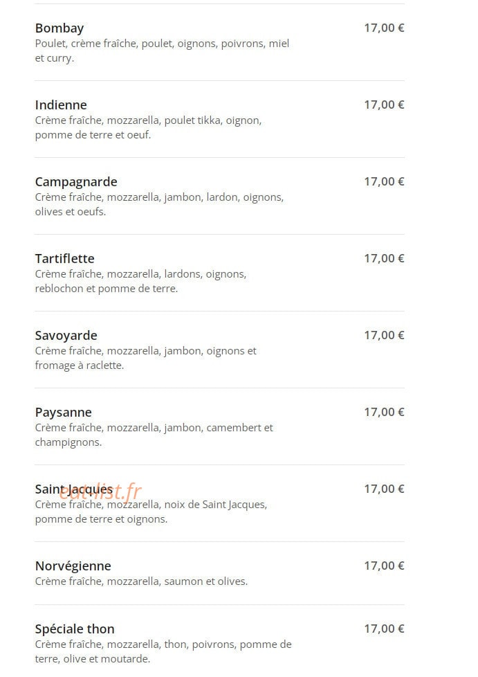 E-pizza — carte page 2