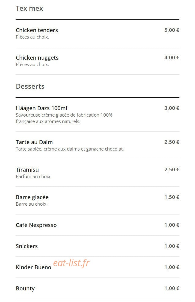 E-pizza — carte page 12