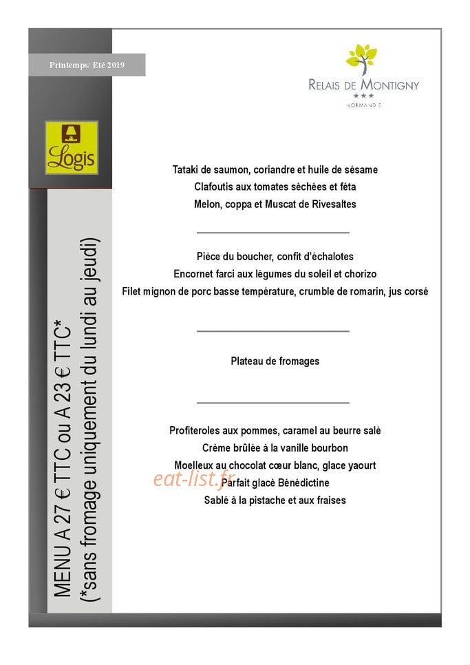 Relais de Montigny — carte page 1