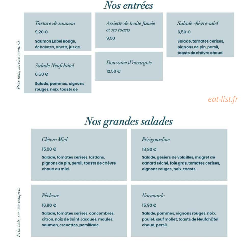 Chez Déborah — carte page 2