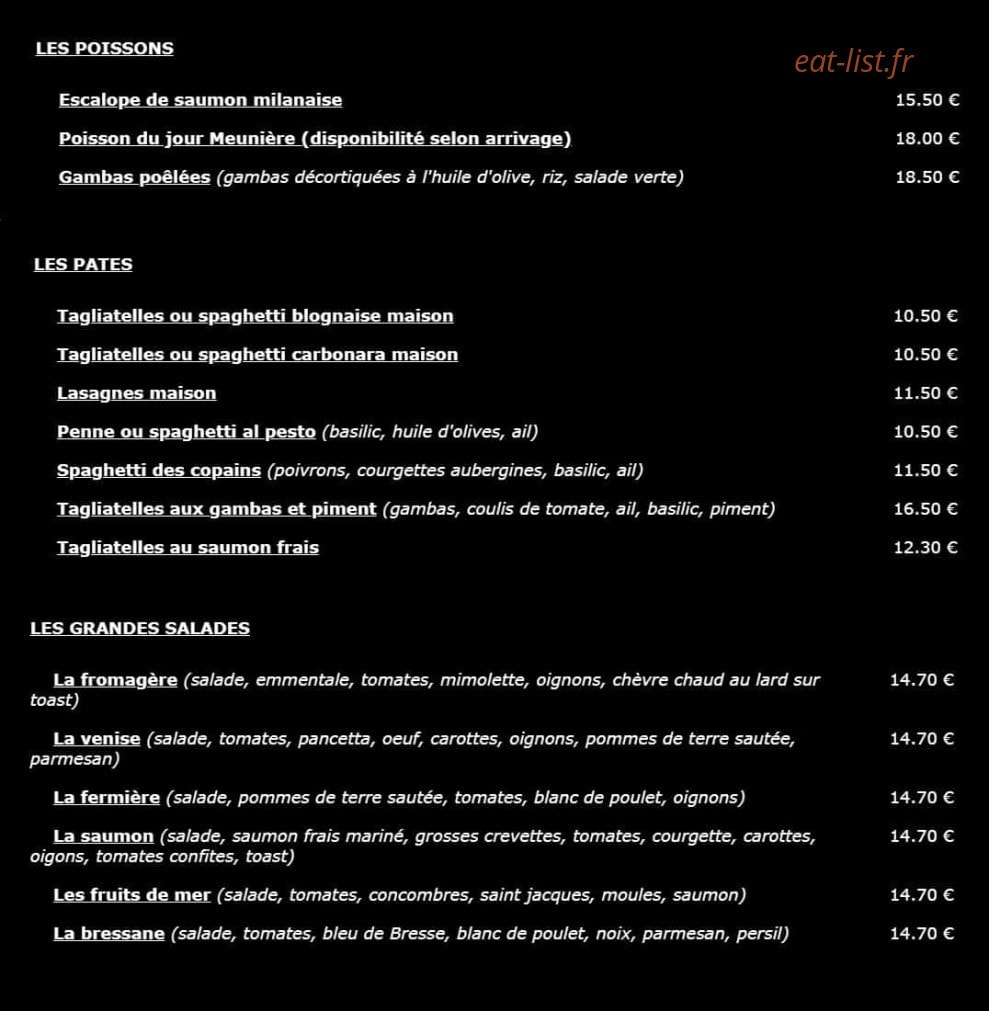 Mama pizz — carte page 4