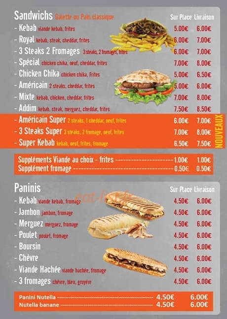 Addim kebab — carte page 3
