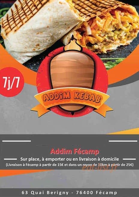 Addim kebab — carte page 1