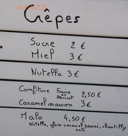 Chez Malo — carte page 2
