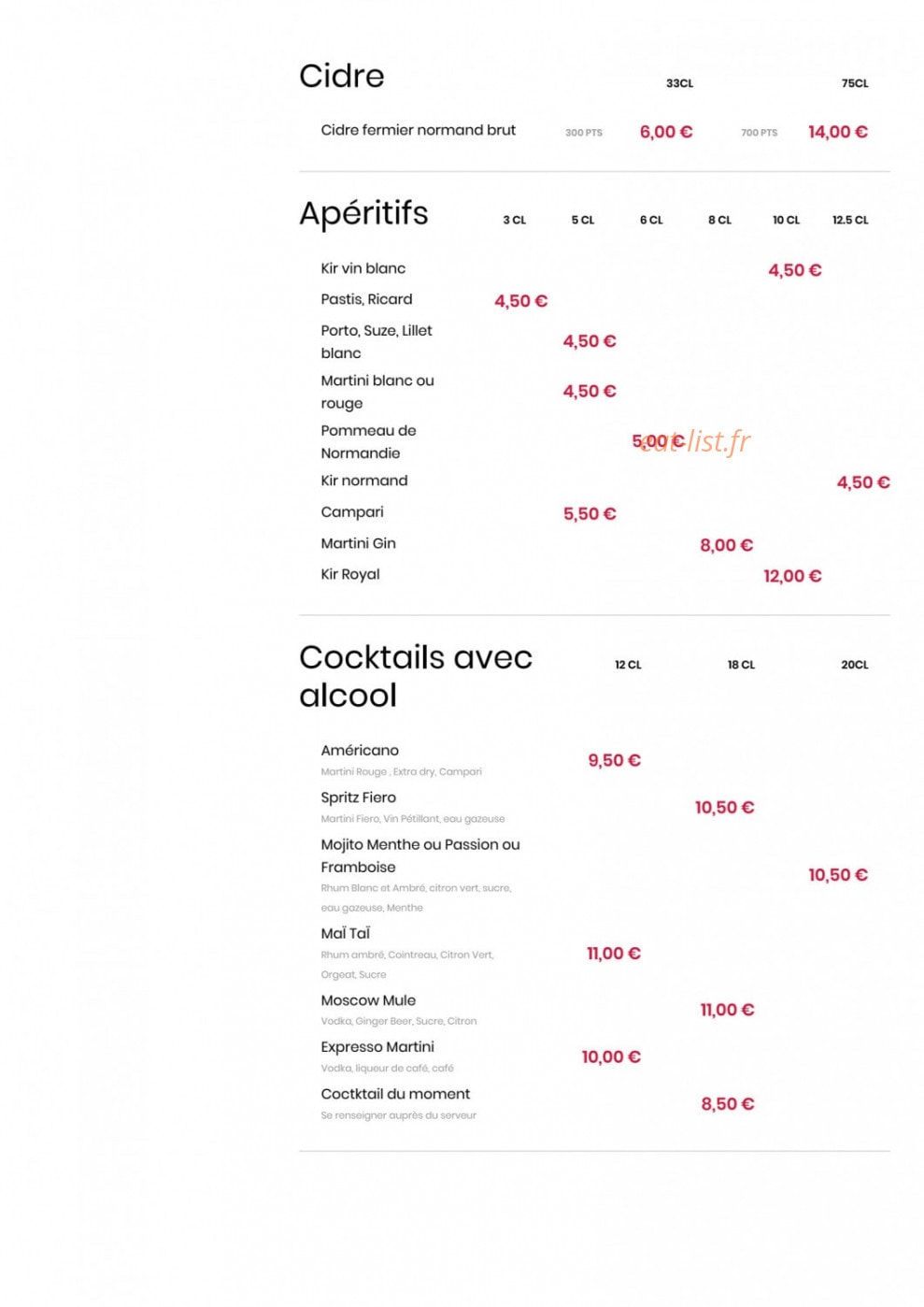 Comptoir JOA — carte page 5