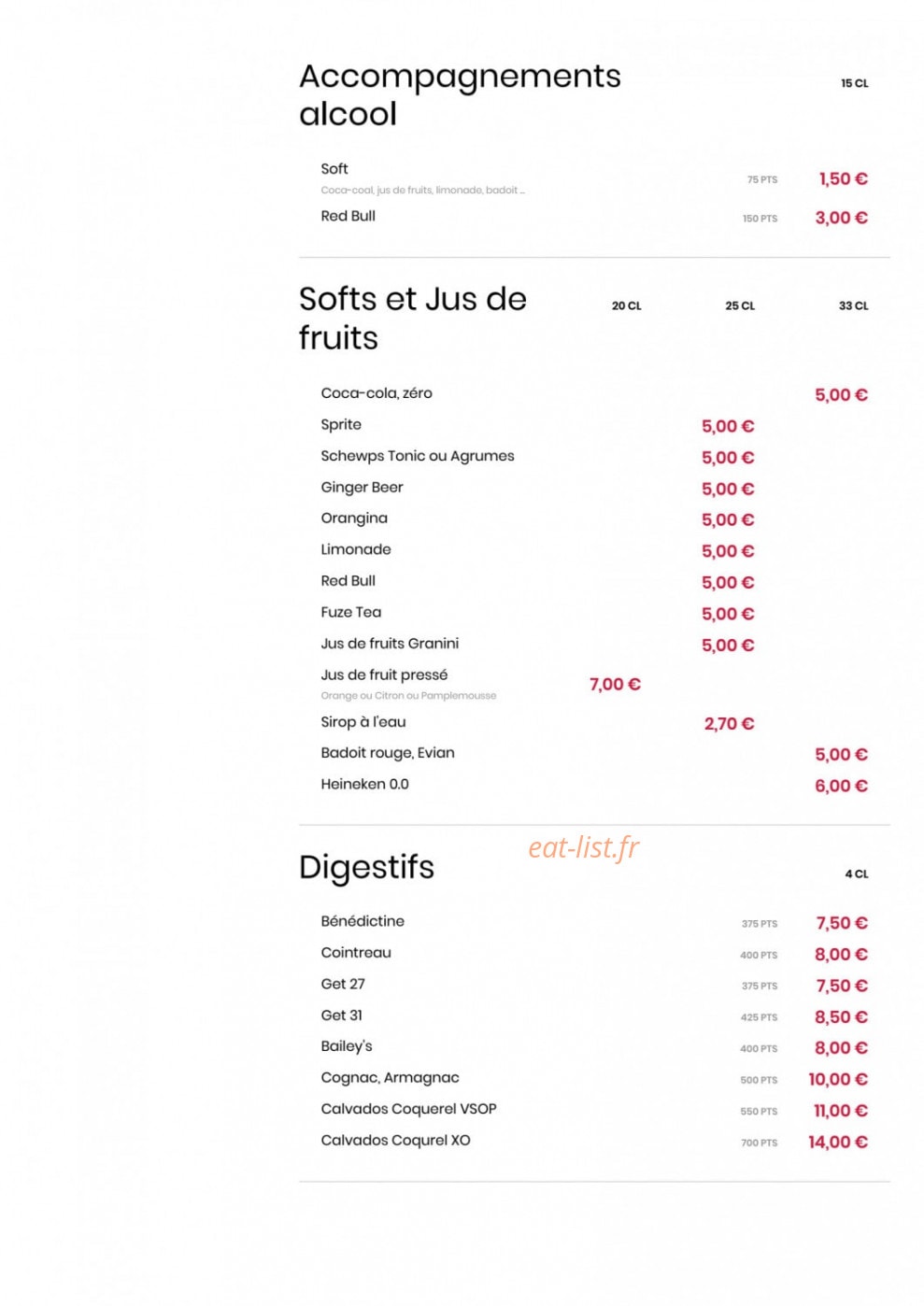 Comptoir JOA — carte page 7