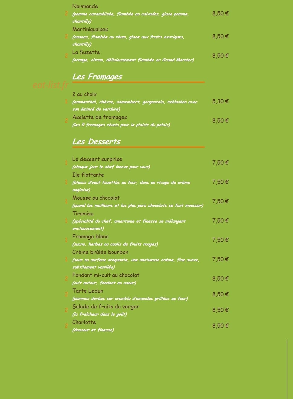 La Flibuste — carte page 9