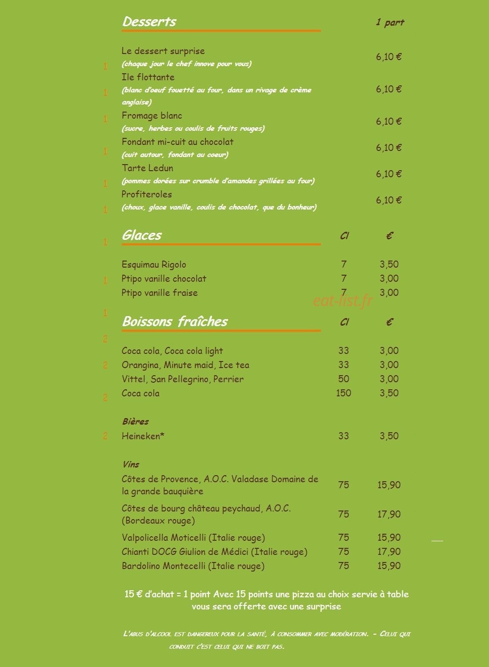 La Flibuste — carte page 21