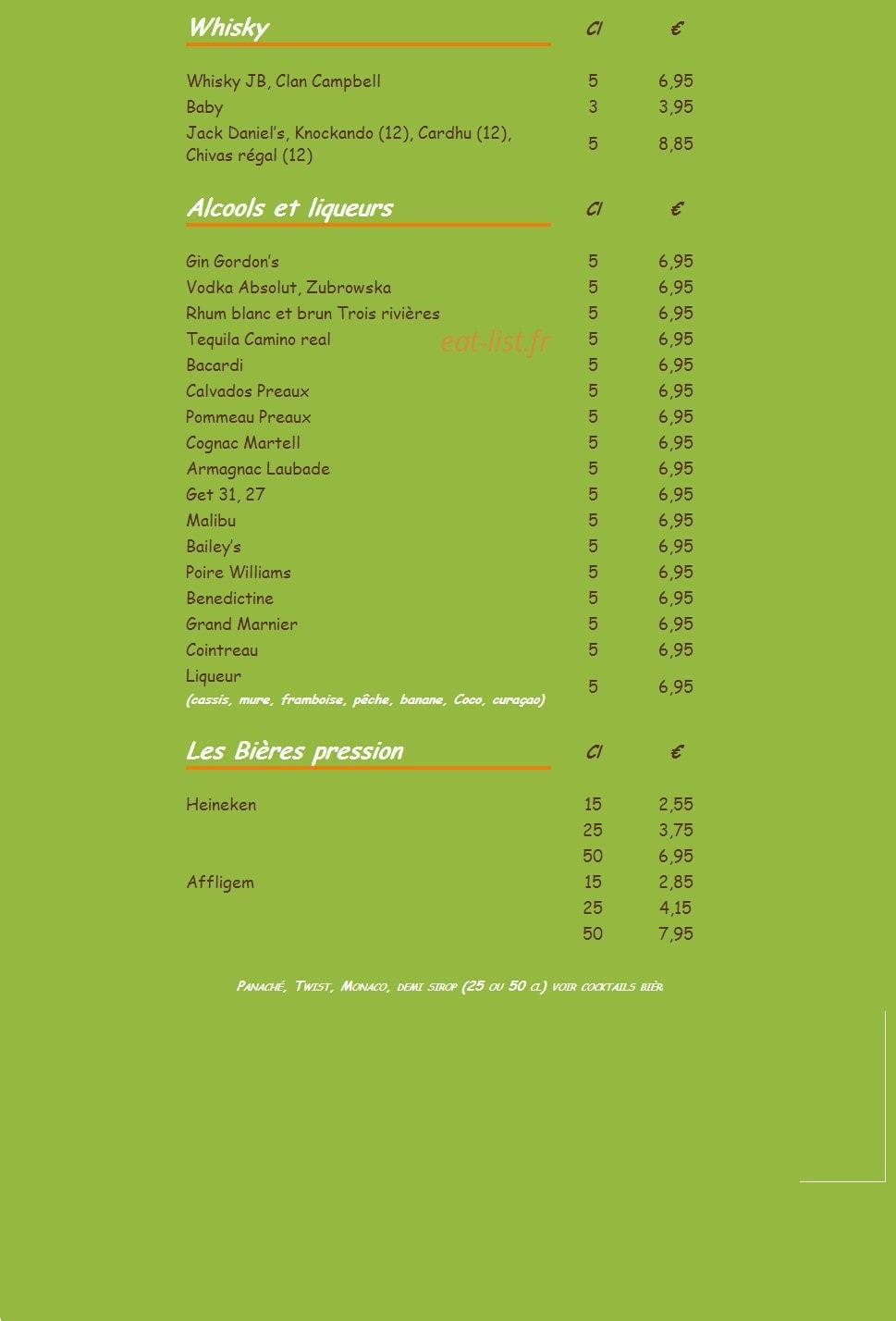 La Flibuste — carte page 13