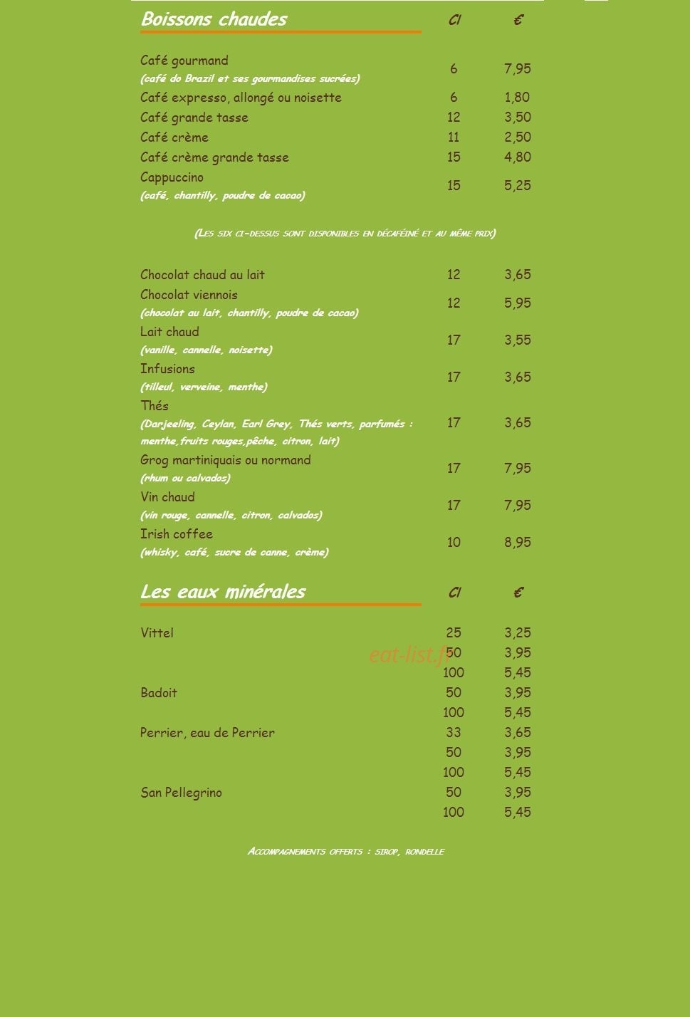 La Flibuste — carte page 15