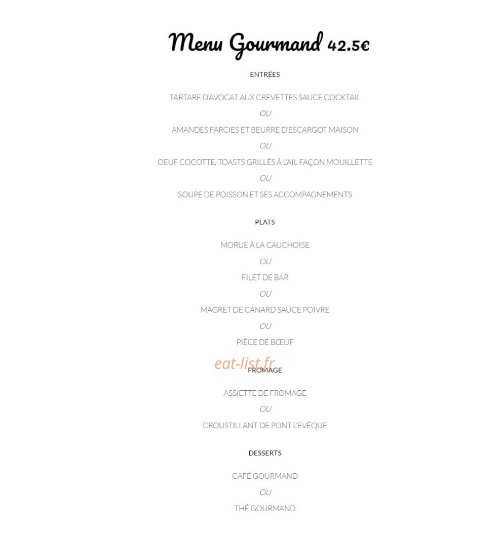 La Plage — carte page 6