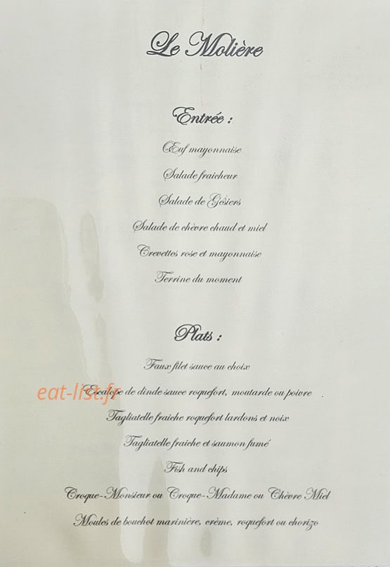 Le Molière — carte page 1