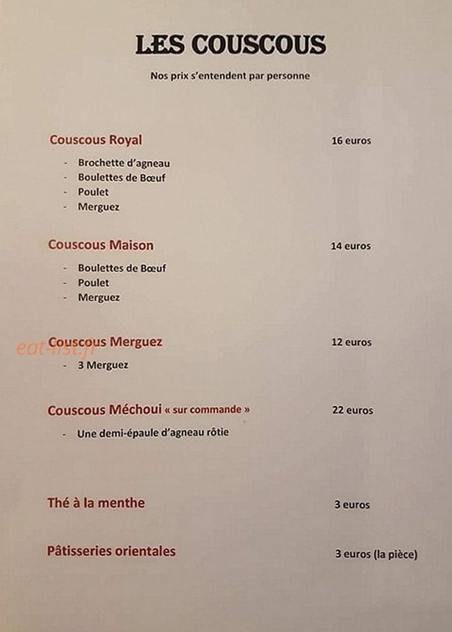 Le Nomade — carte page 1