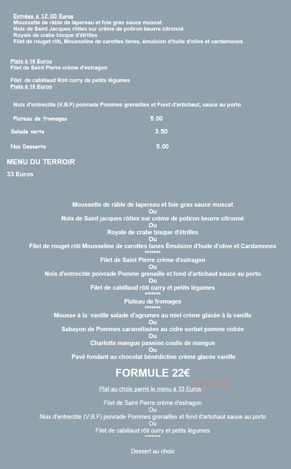 Le Prieuré — carte page 1