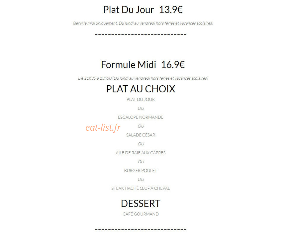 Le Red Rock — carte page 5