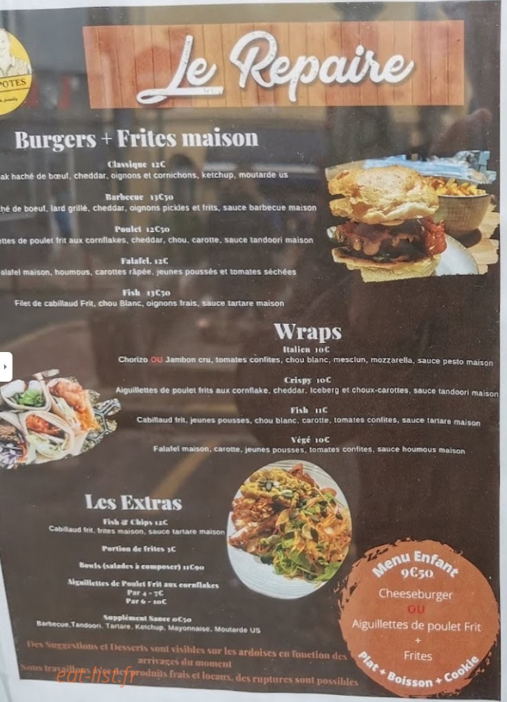Le Repaire — carte page 1