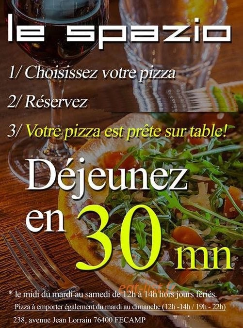 Le Spazio — carte page 1