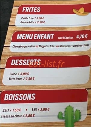 Lei' tacos — carte page 2