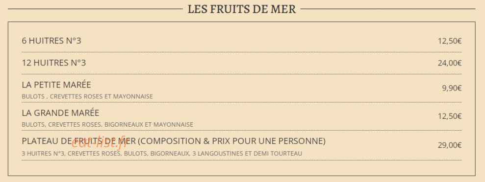 Les Falaises — carte page 2