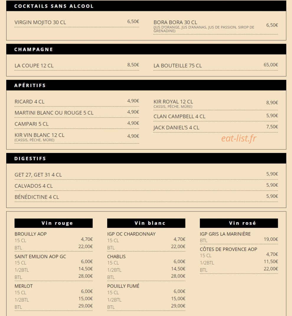 Les Falaises — carte page 11