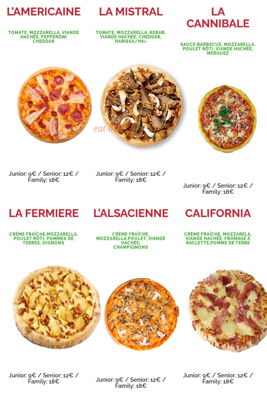 Pizza Fecamp Mistral — carte page 5