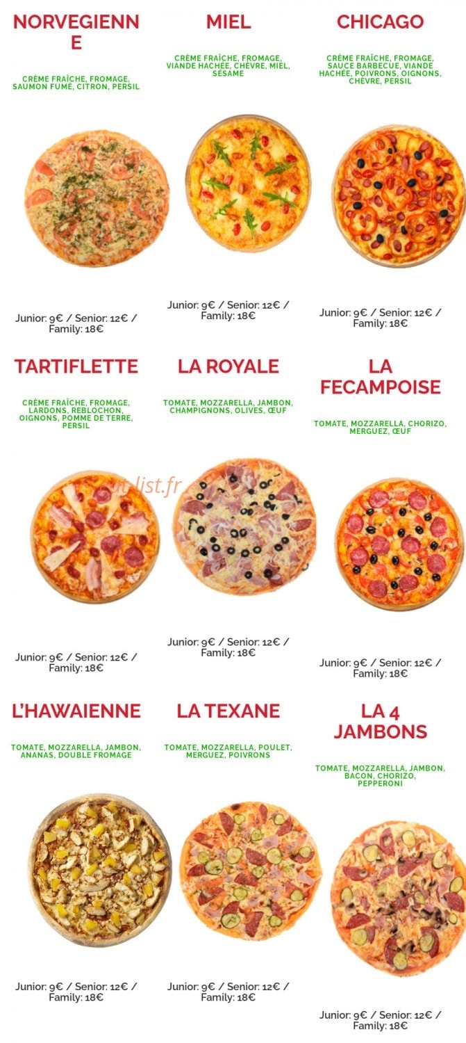 Pizza Fecamp Mistral — carte page 4