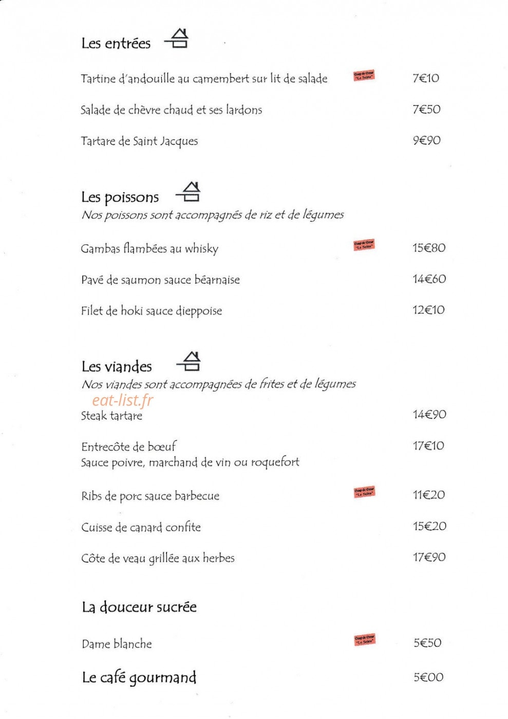 Le seino marin — carte page 1
