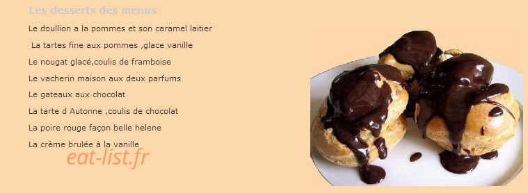 Restaurant Le Bailliage — carte page 4