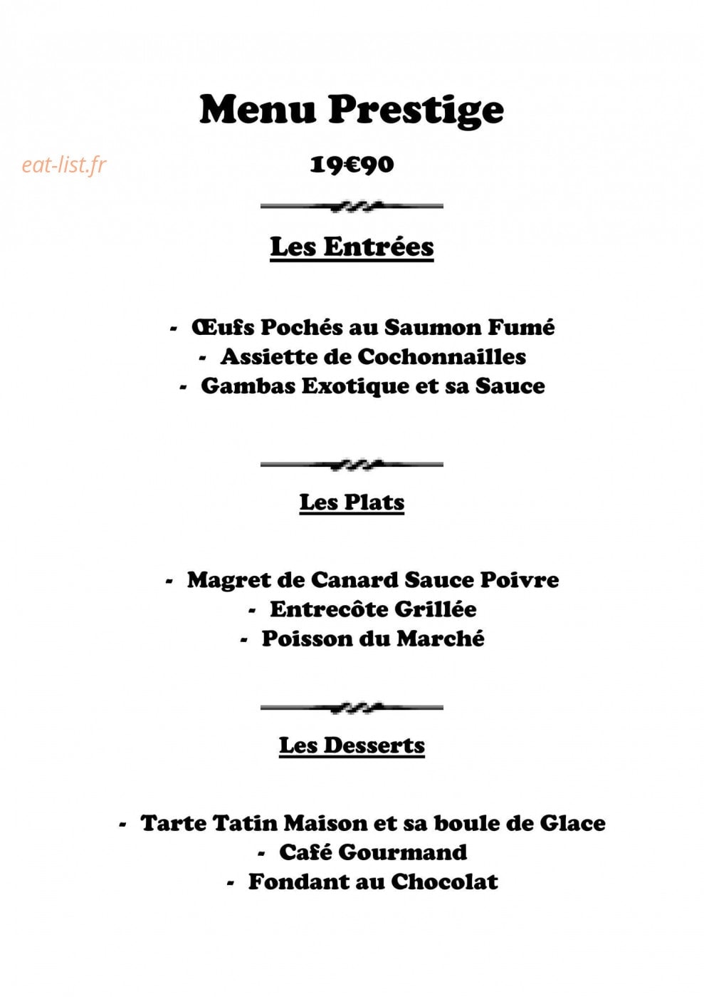 Le Relais de Seine — carte page 5