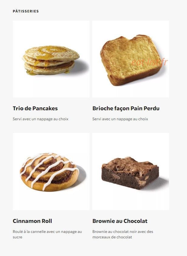 Starbucks Coffee — carte page 19