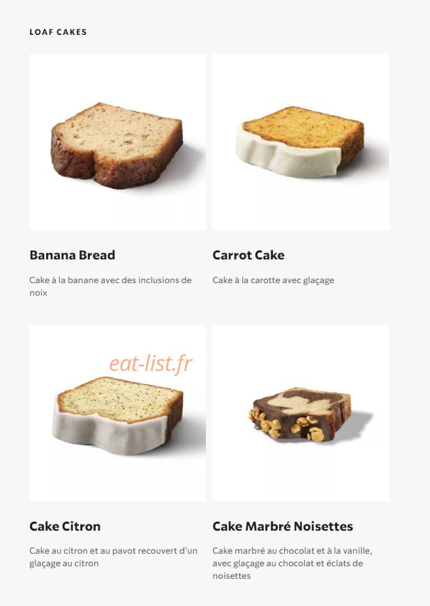 Starbucks Coffee — carte page 23