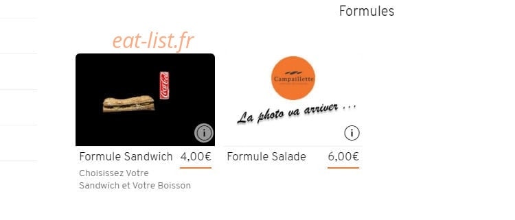 Boulangerie Vilain — carte page 6