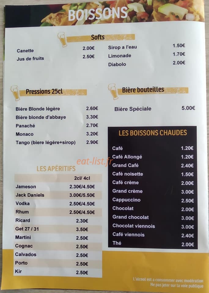 La Carotte — carte page 3