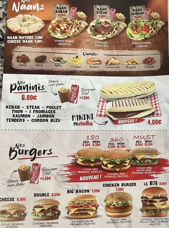 Le B76 — carte page 1