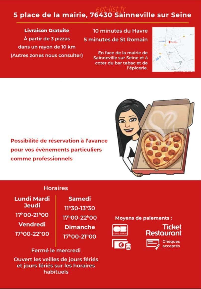 Pizzas Fiona — carte page 1