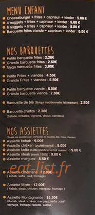 Kebab house — carte page 4