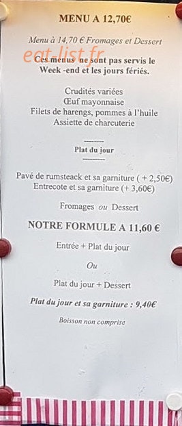 La Grillade — carte page 2