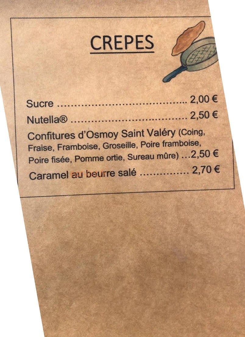 Les Racines du Goût — carte page 2