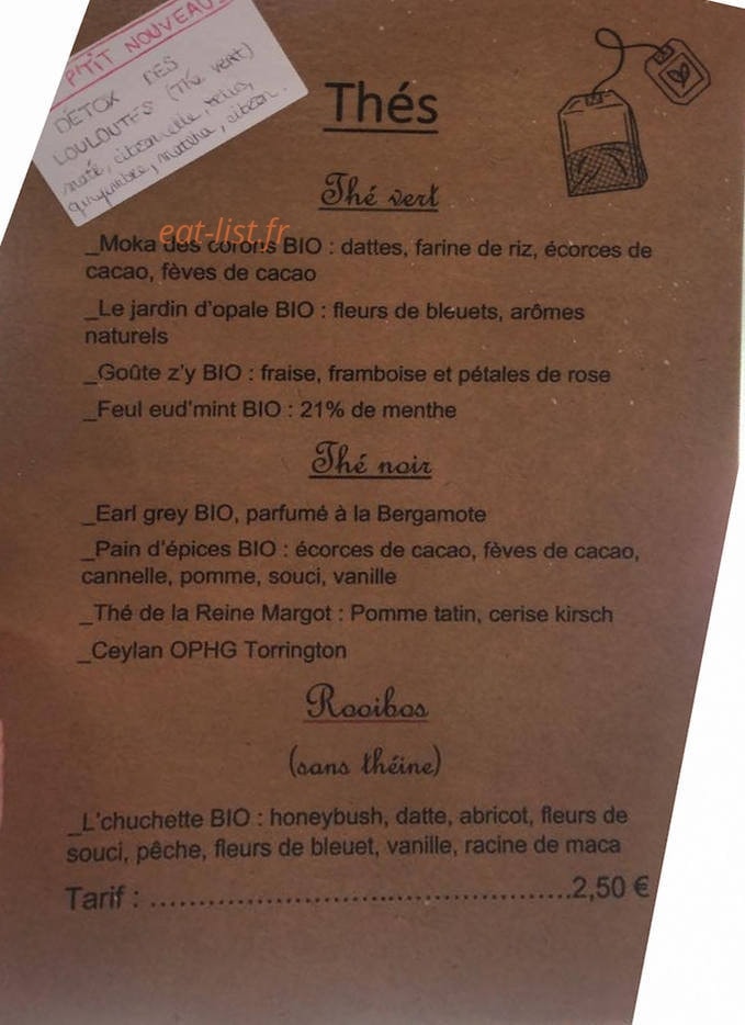Les Racines du Goût — carte page 1