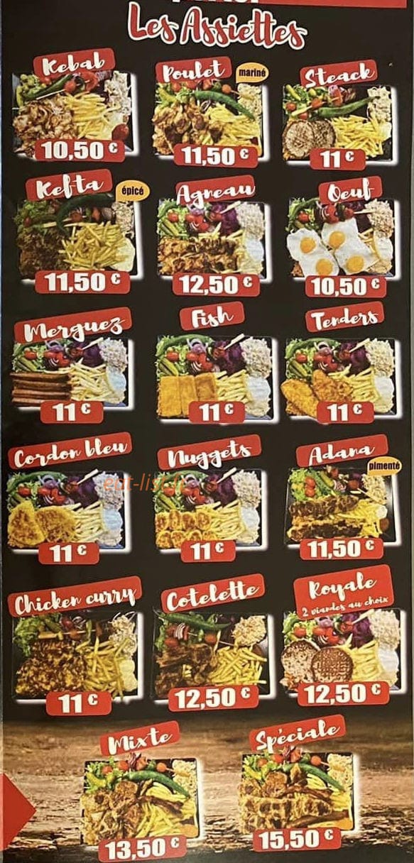 House Kebab — carte page 2